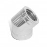 Колено дымохода 45 нерж/оцинк Версия Люкс D-220/280 мм толщ. 0,6 мм